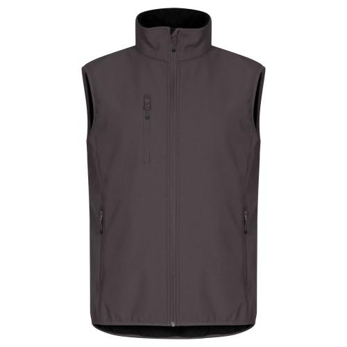 Classic softshell vest donkergrijs,2xl