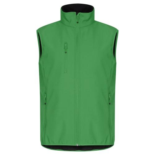 Classic softshell vest appelgroen,2xl