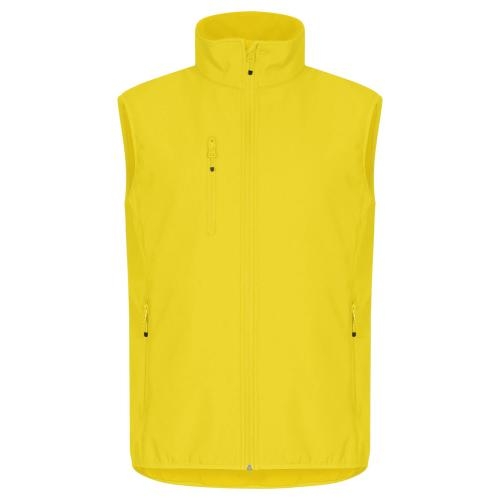 Classic softshell vest lemon,2xl