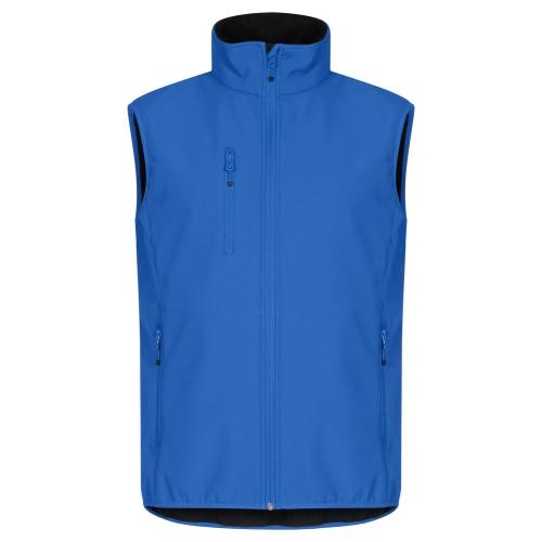 Classic softshell vest kobalt,2xl