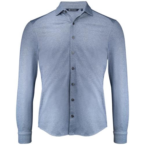 Advantage overhemd heren indigo melange,4xl