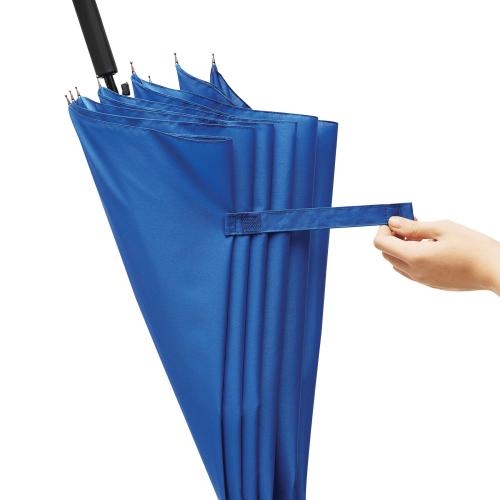 Stormparaplu polyester pongee blauw