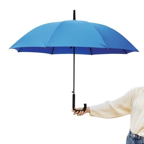 Stormparaplu polyester pongee blauw