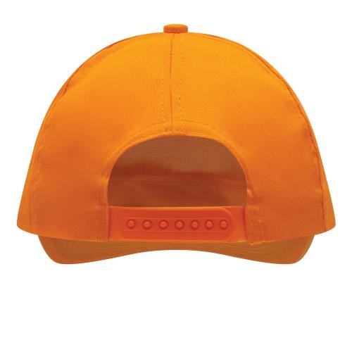 Katoenen baseball cap Racing oranje