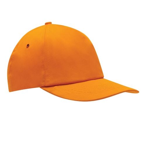 Katoenen baseball cap Racing oranje