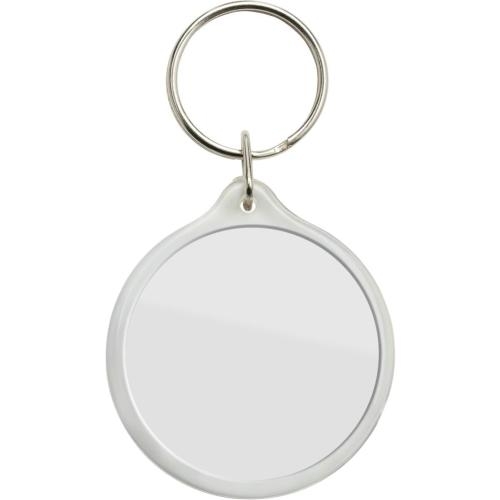 Kunststof sleutelhanger Leco neutraal