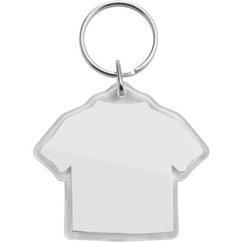 Kunststof sleutelhanger Zuni Shirt neutraal