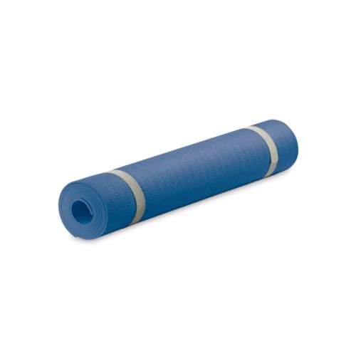 Fitness yogamat met draagtas donkerblauw