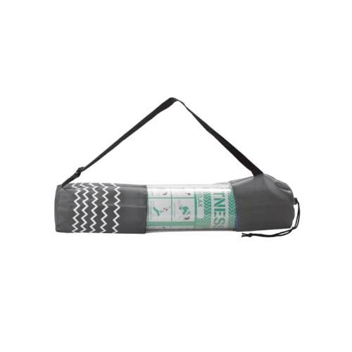 Fitness yogamat met draagtas donkerblauw