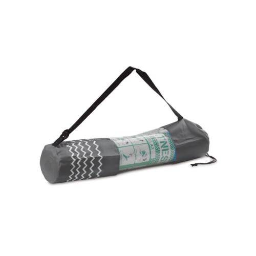 Fitness yogamat met draagtas donkerblauw