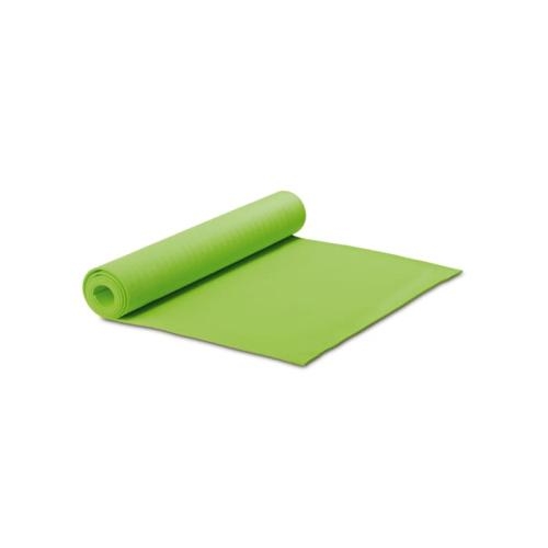 Fitness yogamat met draagtas lichtgroen