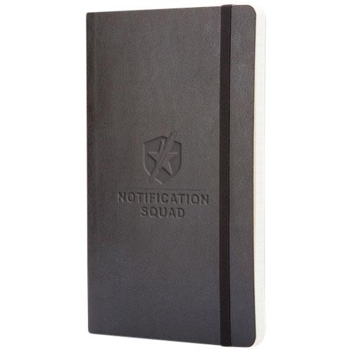 Moleskine classic L soft cover gelinieerd notitieboek zwart