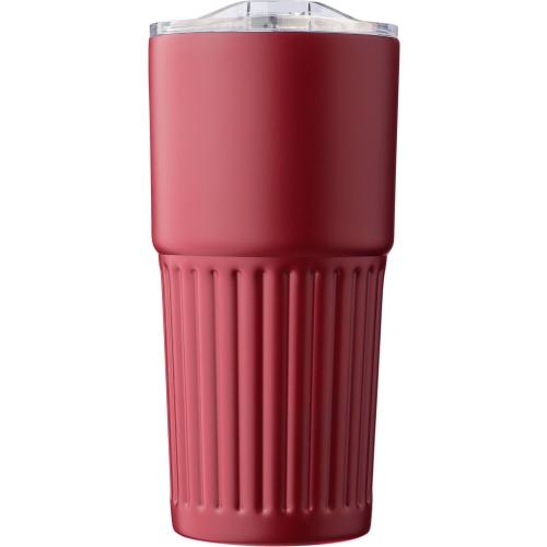 Dubbelwandige RVS drinkbeker 500 ml Kael bordeaux