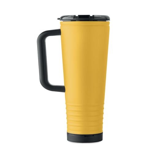 Dubbelwandige juichbeker 700 ml geel
