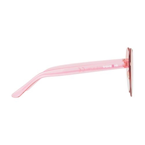 SunnyHeart zonnebril - UV400-bescherming transparant roze