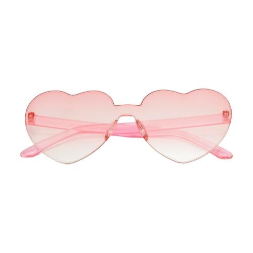SunnyHeart zonnebril - UV400-bescherming transparant roze