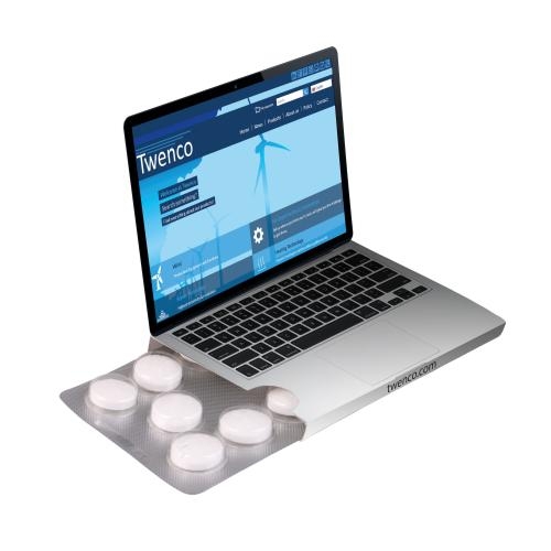 Bedrukte Compli'mints blister - mintjes in sleeve complimints