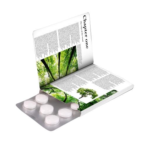 Bedrukte Compli'mints blister - mintjes in sleeve complimints