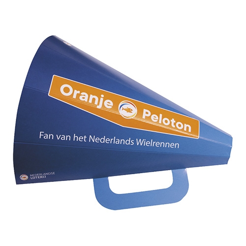 Kartonnen megafoon - kleine oplage wit