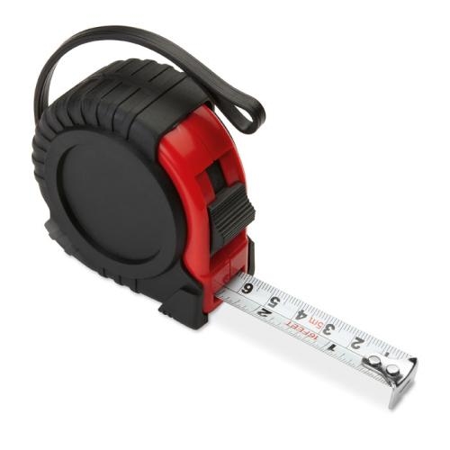Rolmaat 5 meter Mia rood