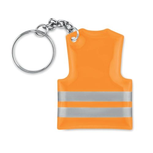Sleutelhanger veiligheidsvest Visible neon oranje