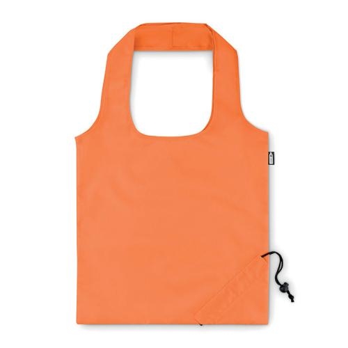 Opvouwbare tas van RPET oranje