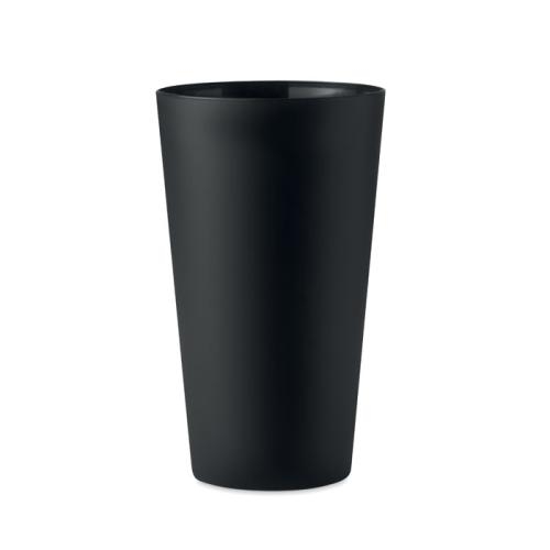 Frosted PP cup 550 ml Festa cup zwart