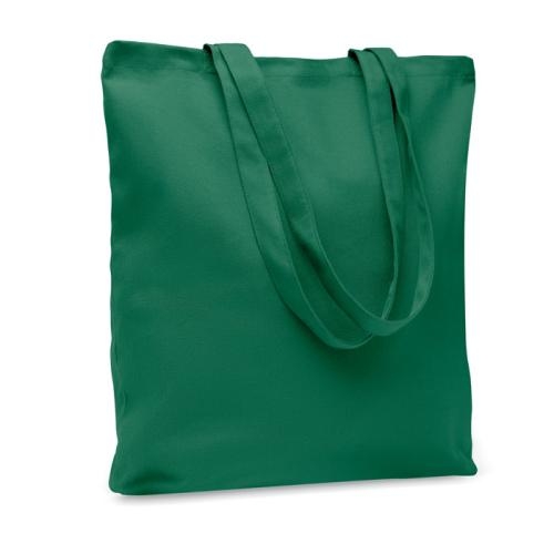 Stevige canvas boodschappentas Rassa coloured donker marinegroen