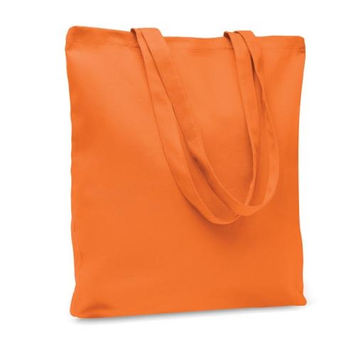 Stevige canvas boodschappentas Rassa coloured oranje
