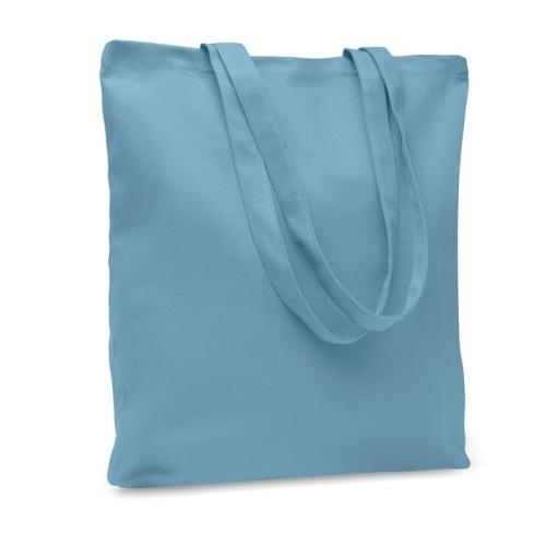 Stevige canvas boodschappentas Rassa coloured petrol