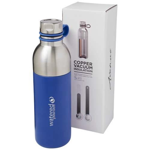Koln 590 ml koperen vacuümgeïsoleerde drinkfles blauw