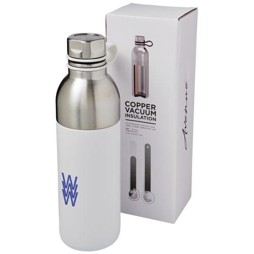 Koln 590 ml koperen vacuümgeïsoleerde drinkfles wit