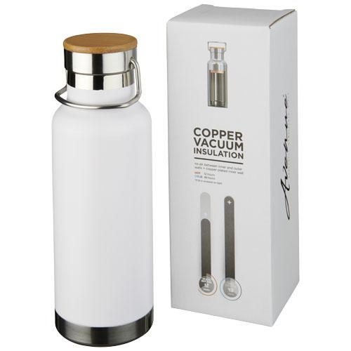 Thor 480 ml koper vacuüm geïsoleerde drinkfles wit