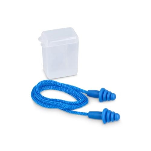 Oordopjes met koord | EN 352-2 | 32 dB blauw