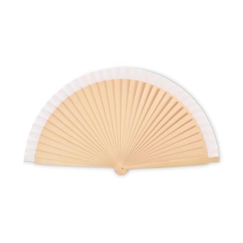 Houten waaier Woodfan wit