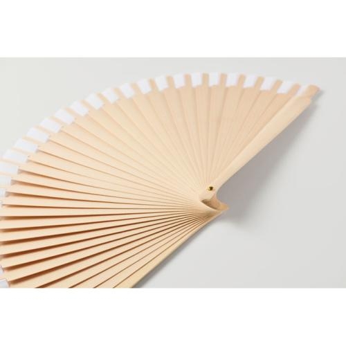 Houten waaier Woodfan wit