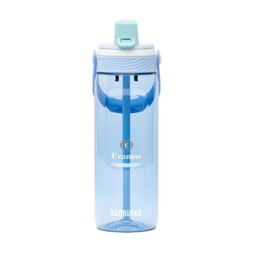 Waterfles Kambukka® Dupla Hydrated 750 ml lichtblauw