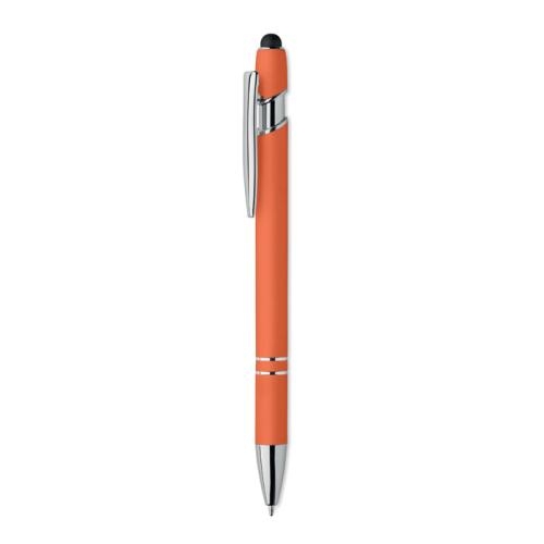 Gerecyclede aluminium balpen Siparo oranje