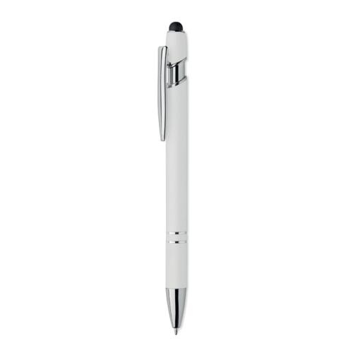Gerecyclede aluminium balpen Siparo wit