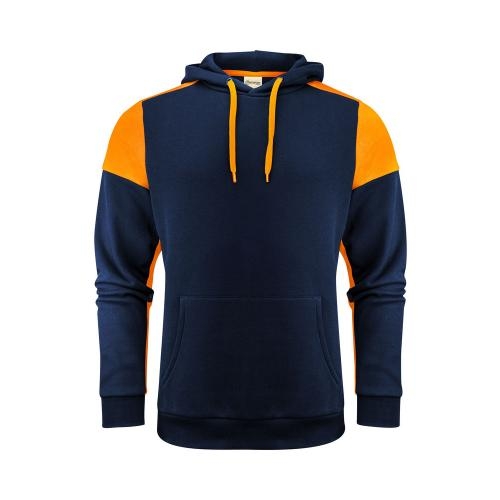 Prime Hoodie Unisex marine/neon oranje,5xl