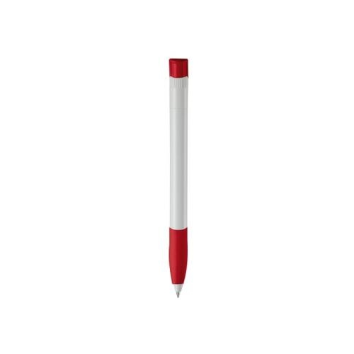 Balpen Apollo hard colour wit/rood