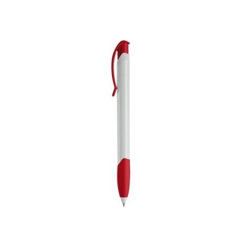 Balpen Apollo hard colour wit/rood