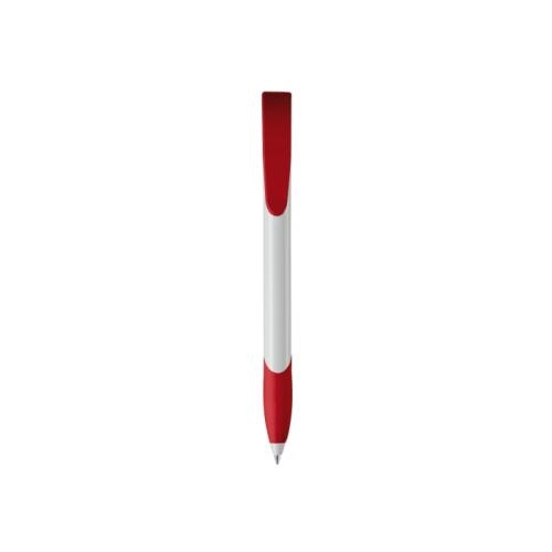 Balpen Apollo hard colour wit/rood
