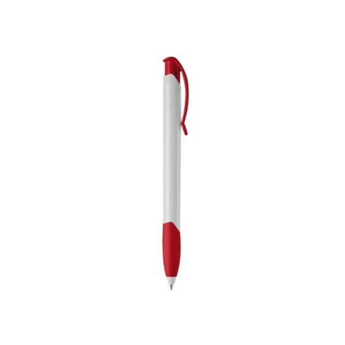 Balpen Apollo hard colour wit/rood