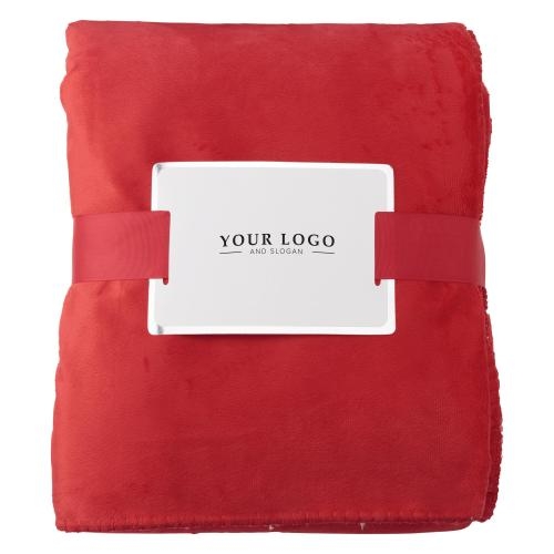 Luxe huisdeken, micromink met sherpa rood