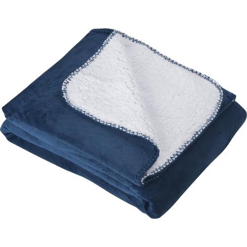 Luxe huisdeken, micromink met sherpa rood