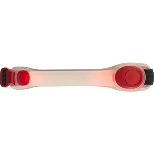 Siliconen armband met twee LED lampen blauw