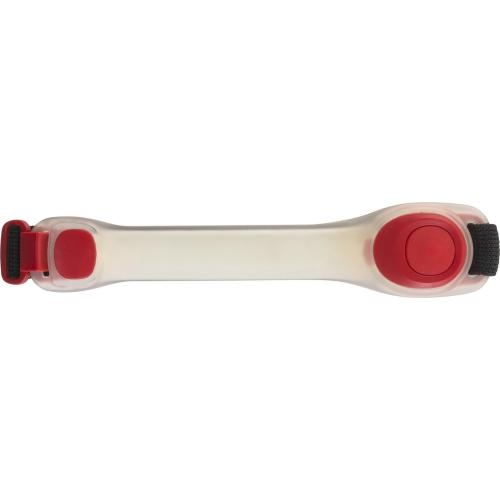 Siliconen armband met twee LED lampen rood
