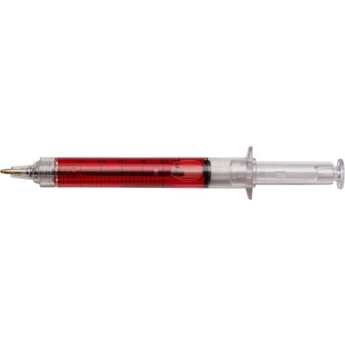 Balpen injectiespuit rood