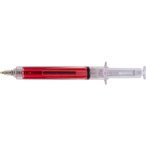 Balpen injectiespuit rood